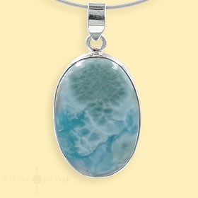 Anhänger Larimar in Silberfassung 56,- EUR*